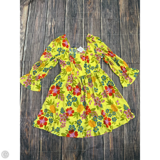 Dress Casual Short By Oddi In Yellow, Size: 1x