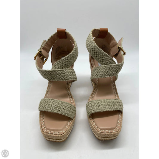 Sandals Heels Wedge By Steve Madden In Green, Size: 9