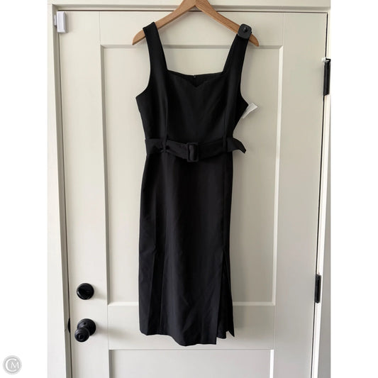 Dress Casual Midi By Banana Republic In Black, Size: 6p