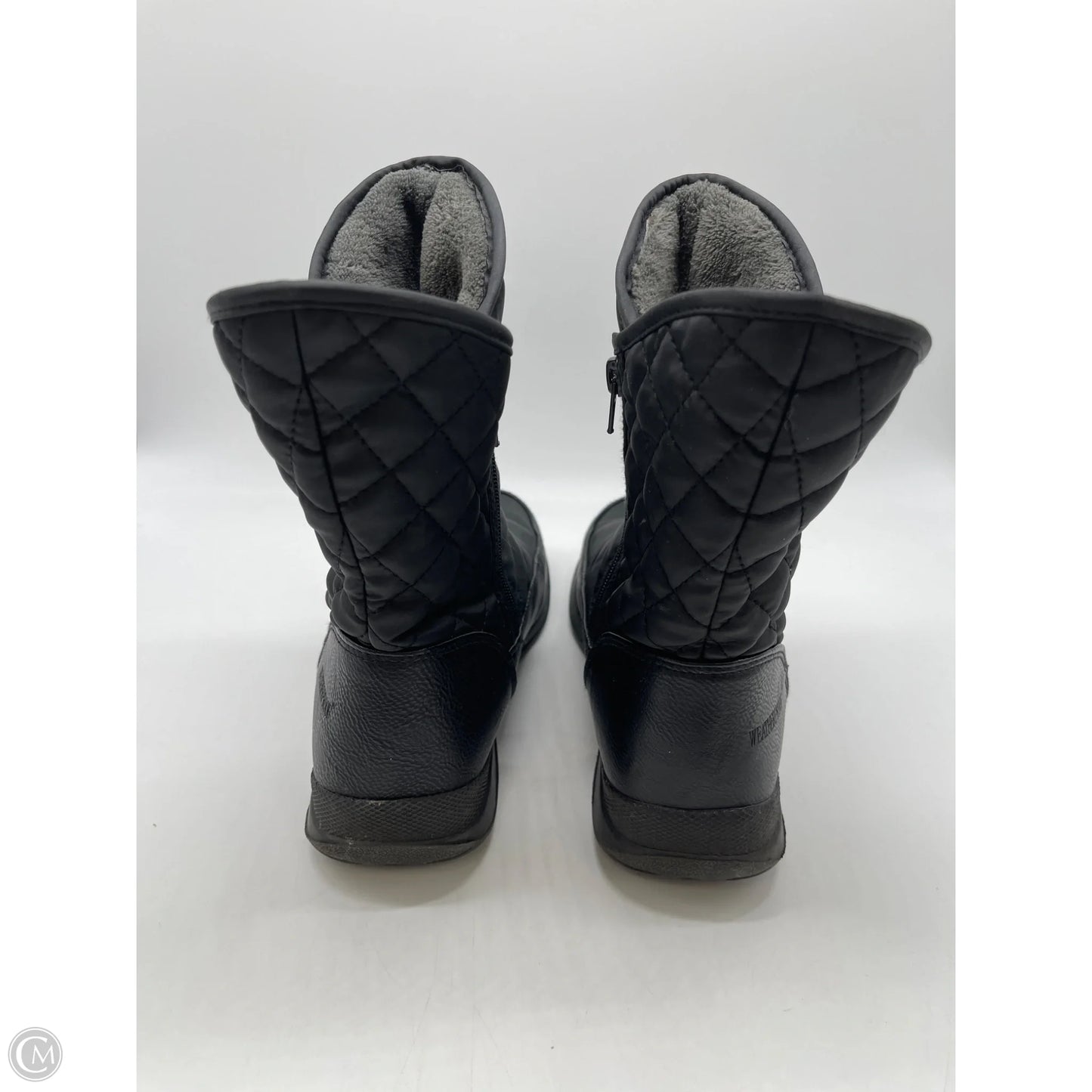 Boots Ankle Flats By Weatherproof In Black, Size: 8.5