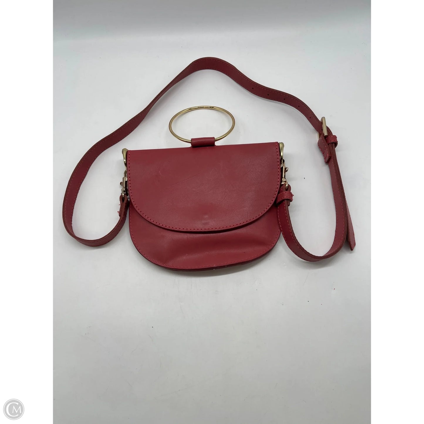 Crossbody Leather By Able, Size: Small