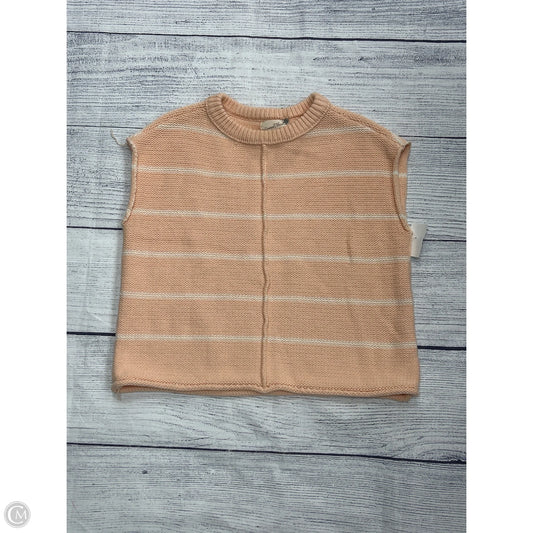 Sweater Short Sleeve By Universal Thread In Peach, Size: Xs