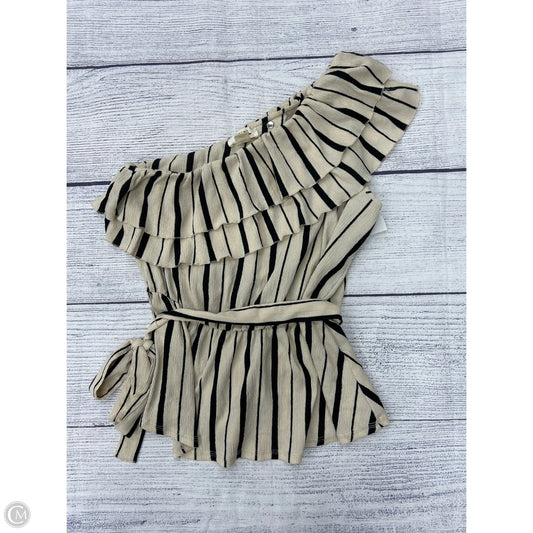 Top Sleeveless By Maeve In Tan, Size: M