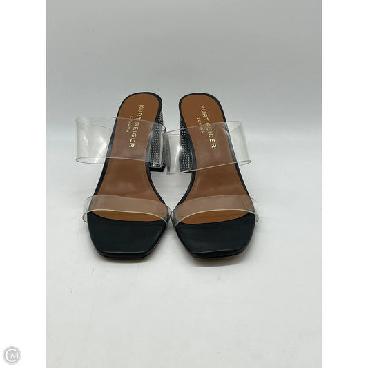Sandals Designer By Kurt Geiger In Black, Size: 9