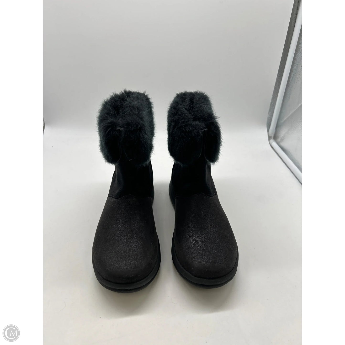 Boots Ankle Flats By Clarks In Black, Size: 7