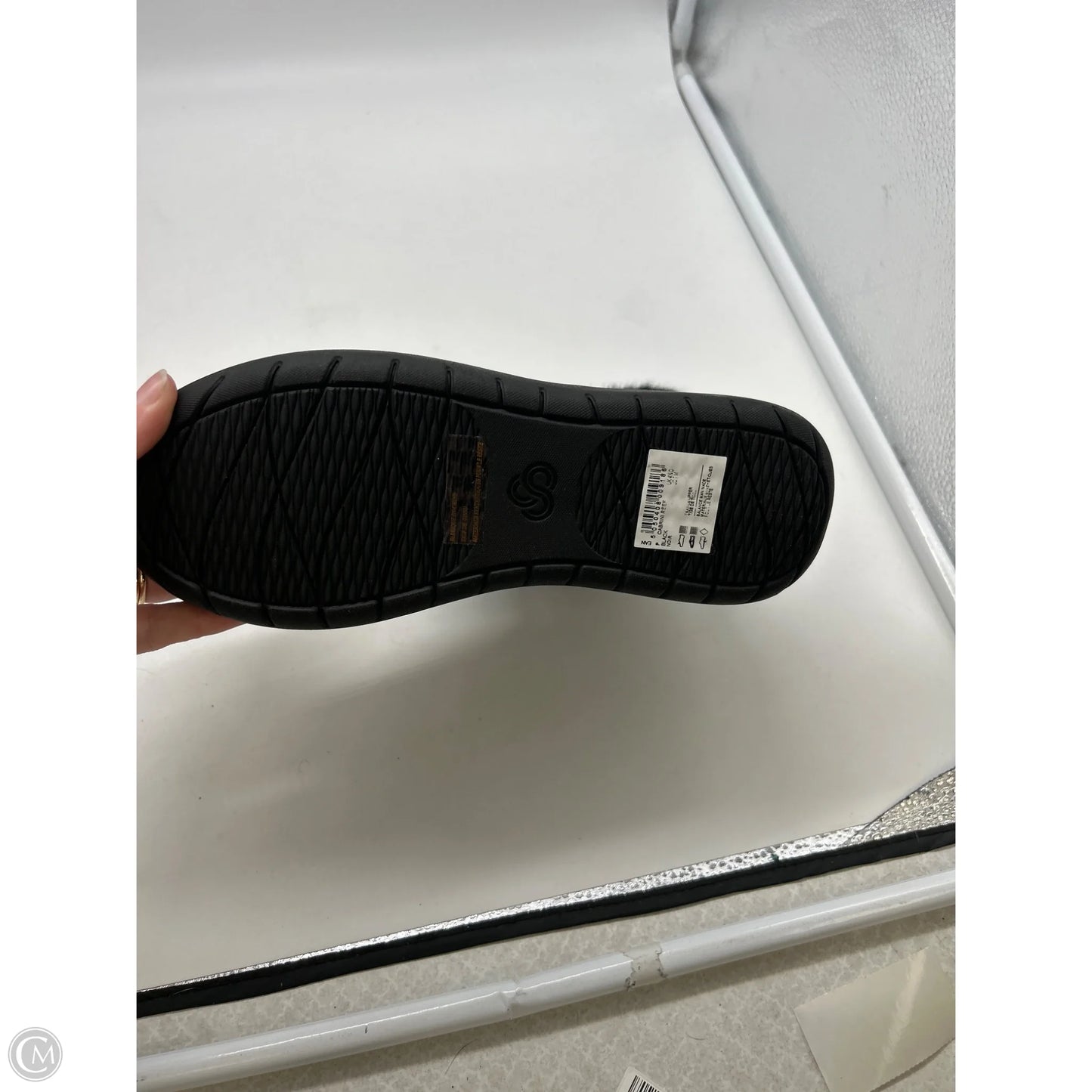 Boots Ankle Flats By Clarks In Black, Size: 7