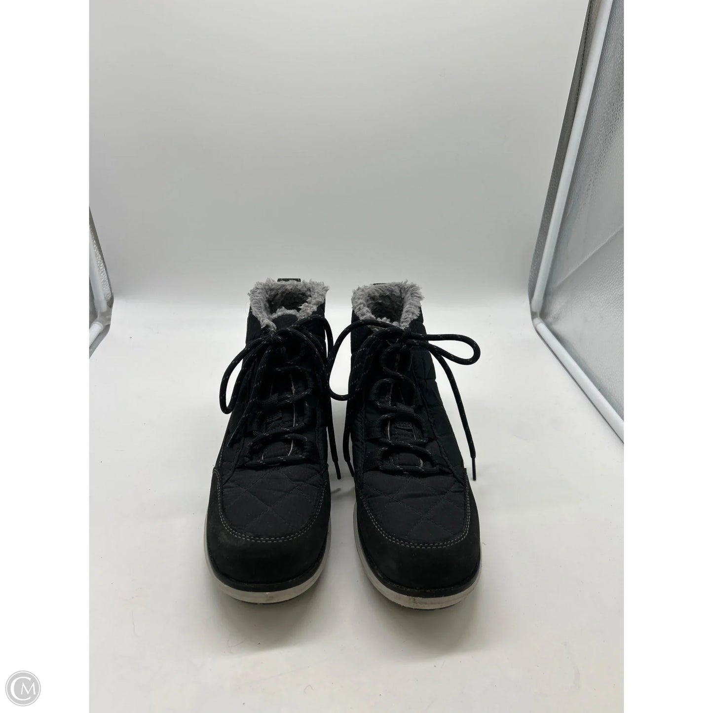 Boots Ankle Flats By L.l. Bean In Black, Size: 10