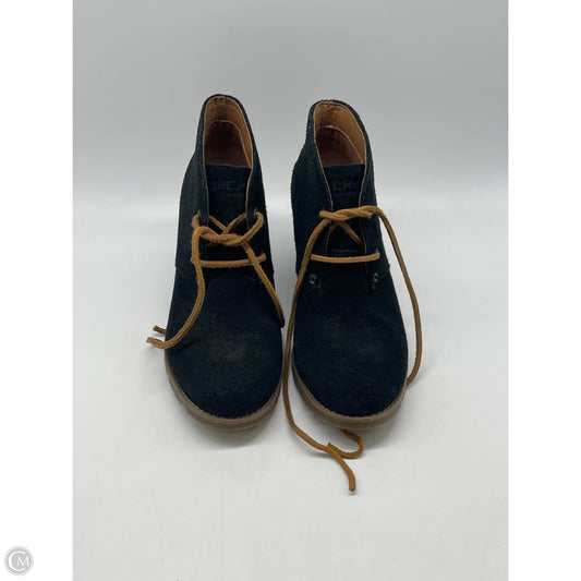 Boots Ankle Heels By Sperry In Black, Size: 7.5
