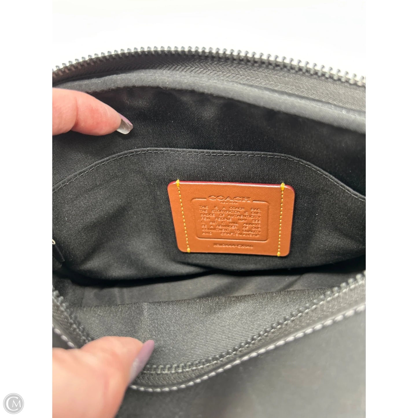 Crossbody Designer By Coach, Size: Medium