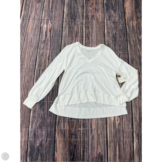 Top Long Sleeve By Ana In White, Size: S