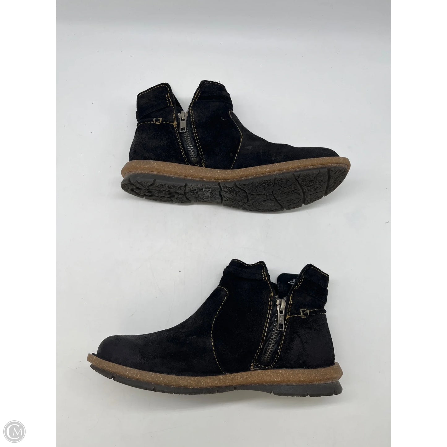 Boots Ankle Flats By Born In Black, Size: 7.5