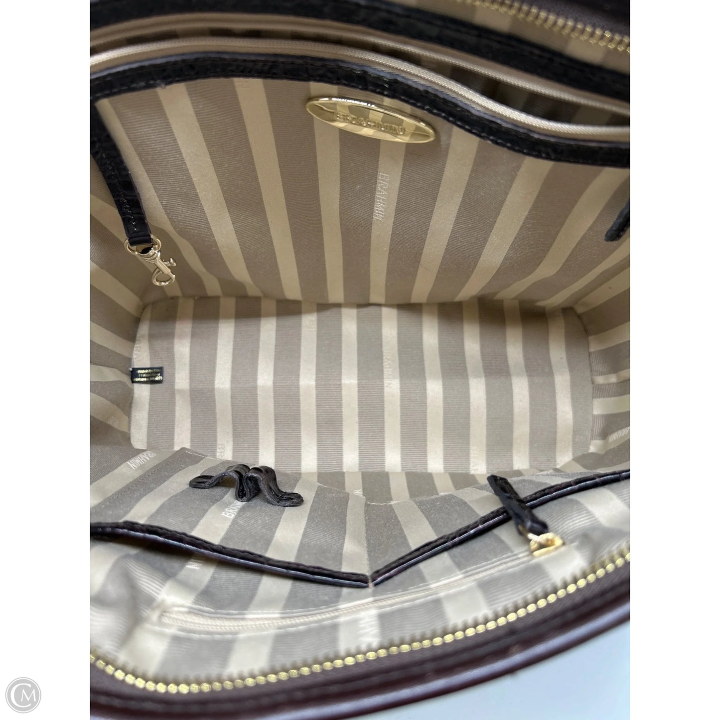 Handbag Designer By Brahmin, Size: Medium