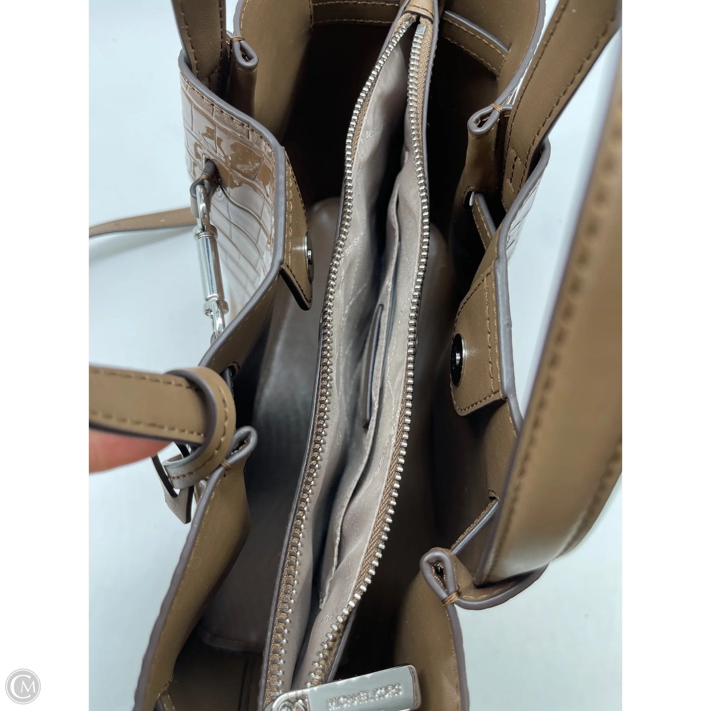 Crossbody Designer By Michael Kors, Size: Medium