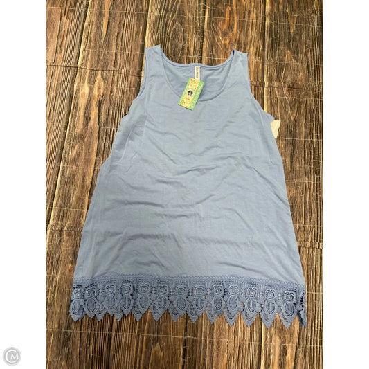 Tank Top By Zenana In Blue, Size: Xl