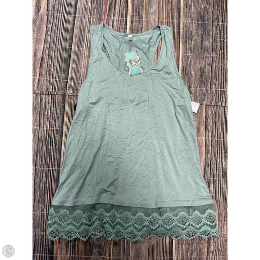 Tank Top By Emerald In Green, Size: 1x