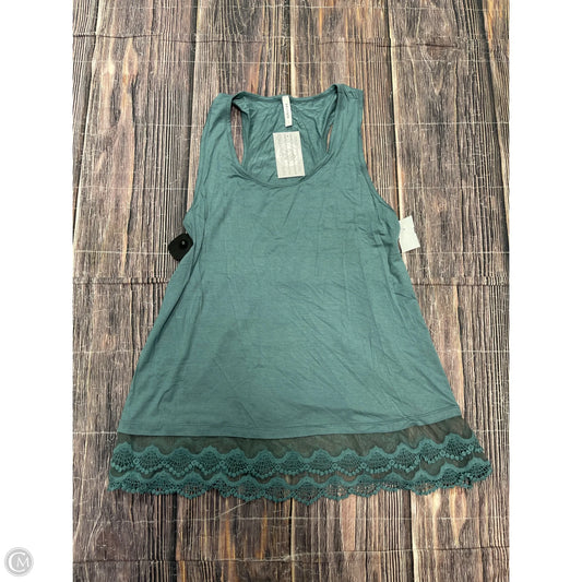 Tank Top By Emerald In Blue, Size: 1x