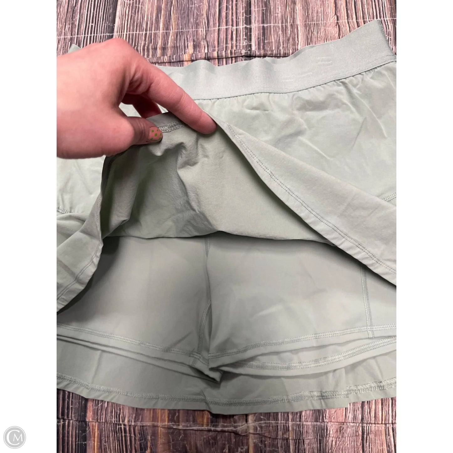 Skort By Mono B In Green, Size: 1x