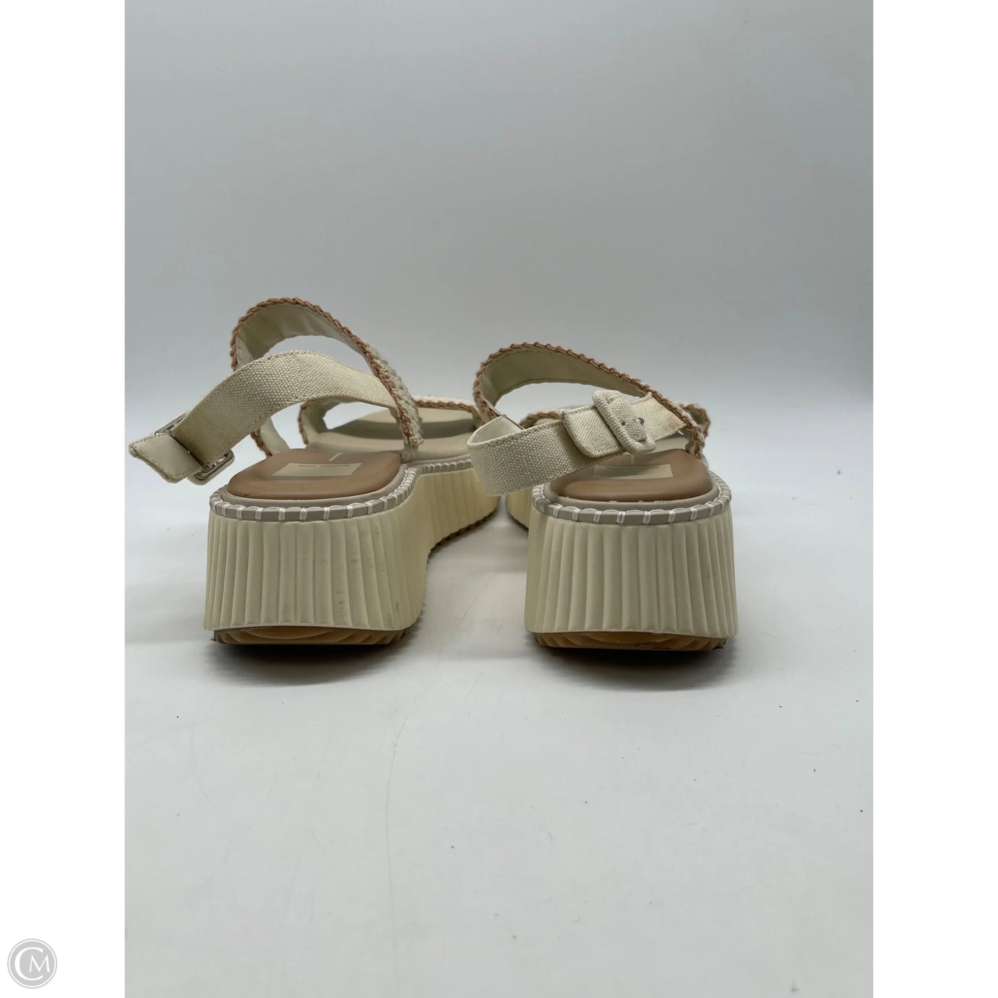 Sandals Heels Platform By Dolce Vita In Cream, Size: 8.5