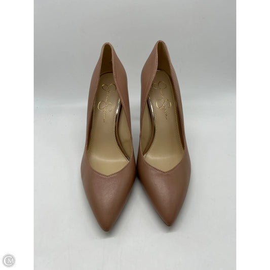 Shoes Heels Stiletto By Jessica Simpson In Tan, Size: 11
