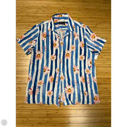 Top Short Sleeve By Clothes Mentor In Blue, Size: M