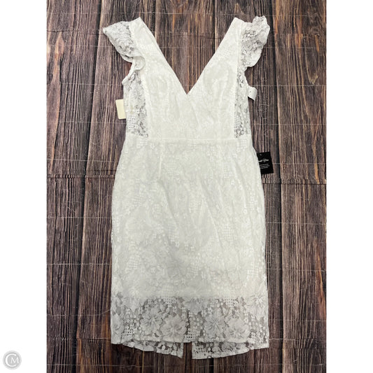 Dress Party Short By Clothes Mentor In White, Size: Xl