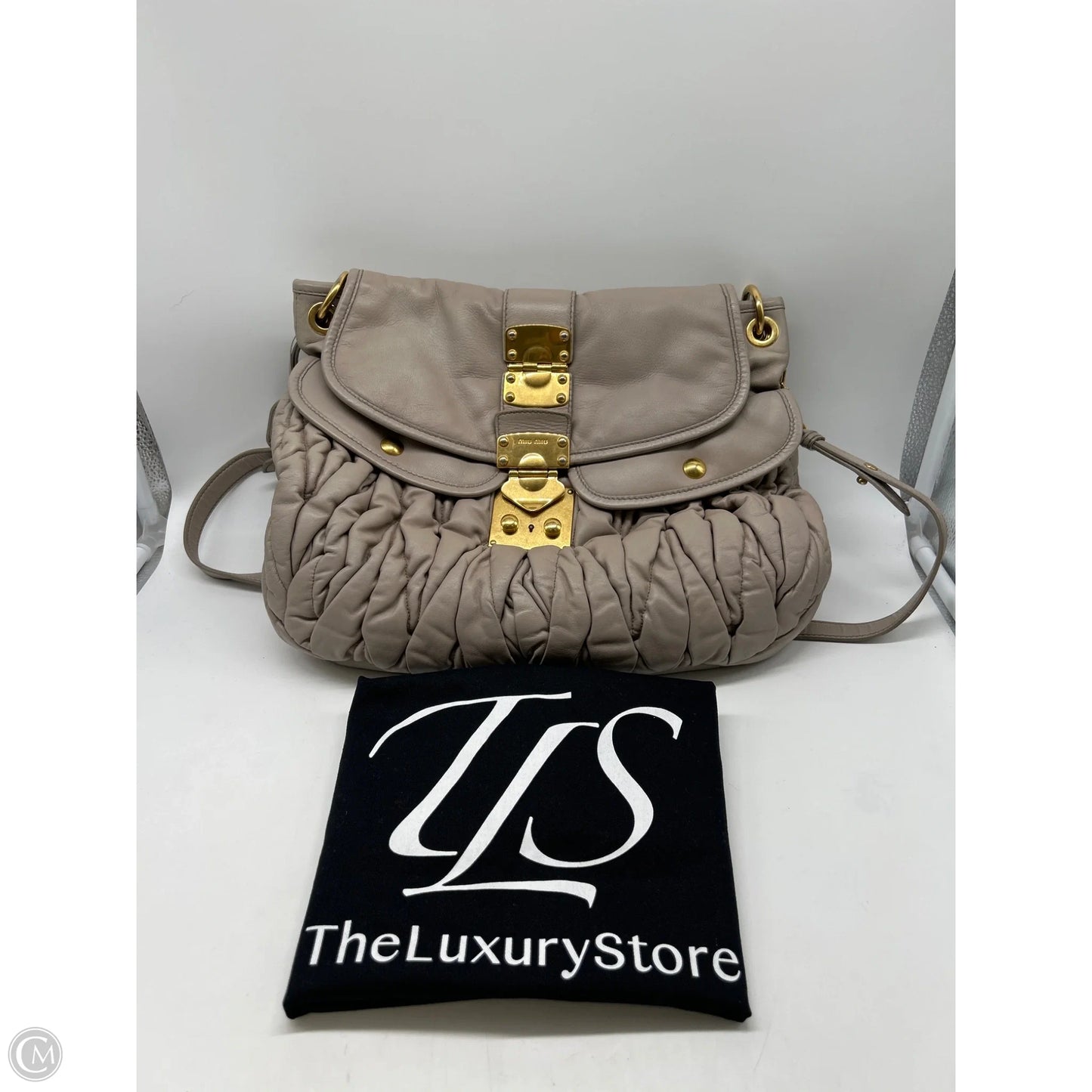 Crossbody Luxury Designer By Miu Miu, Size: Large