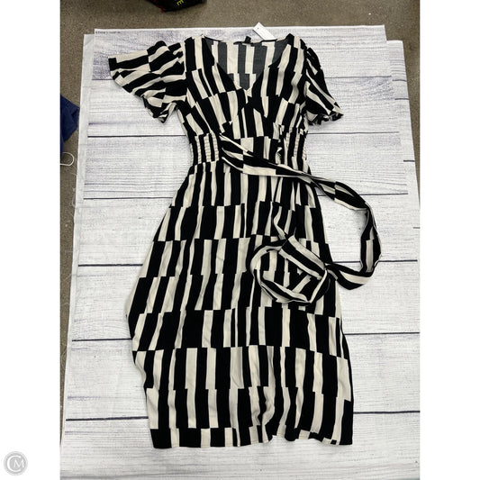 Dress Casual Maxi By Ann Taylor In Black & White, Size: S