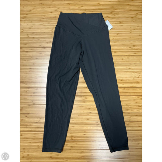 Athletic Leggings By Aerie In Grey, Size: L