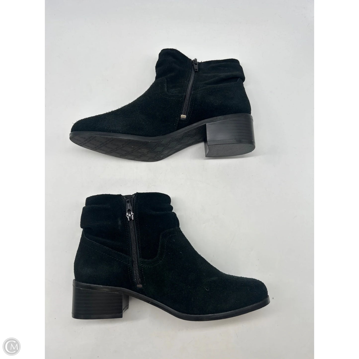 Boots Ankle Flats By Vionic In Black, Size: 7.5