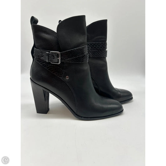 Boots Ankle Heels By Donald Pliner In Black, Size: 9.5