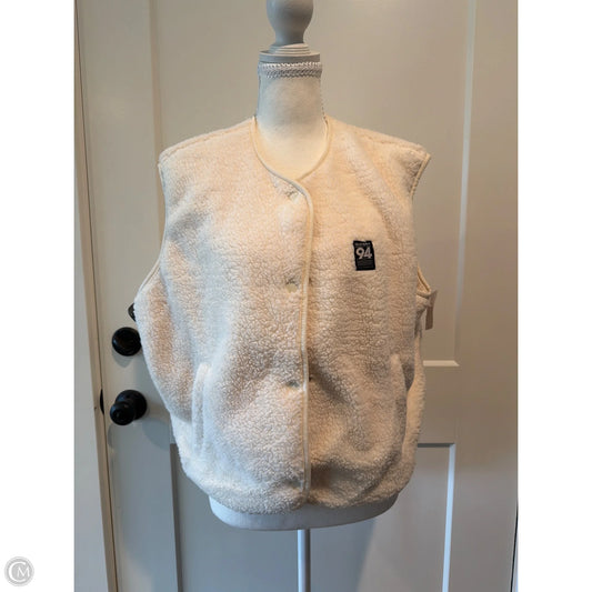 Vest Fleece By Old Navy In Cream, Size: M