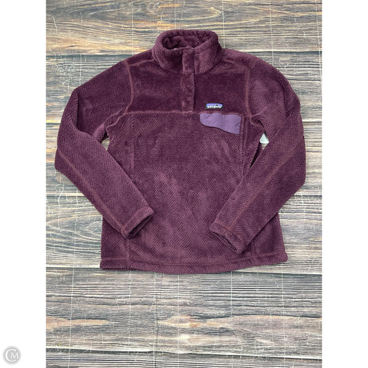 Sweatshirt Collar By Patagonia In Purple, Size: S