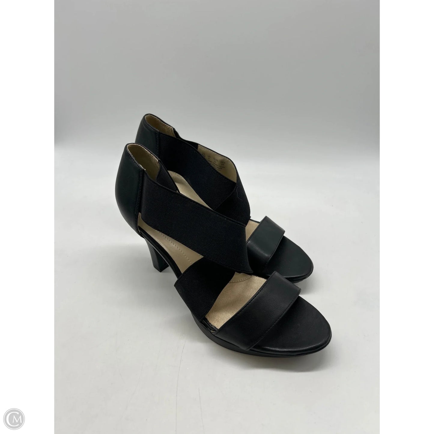 Sandals Heels Stiletto By Naturalizer In Black, Size: 8