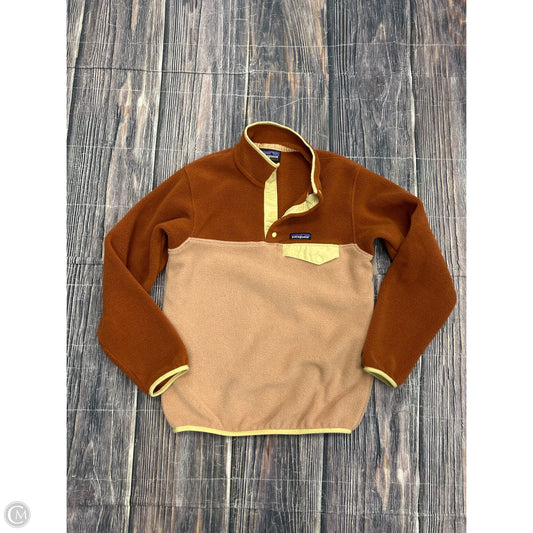 Sweatshirt Collar By Patagonia In Orange, Size: Xs