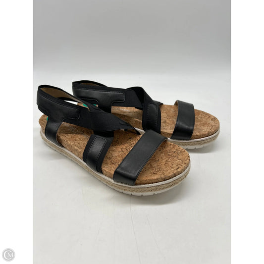 Sandals Flats By Adrienne Vittadini In Black, Size: 8