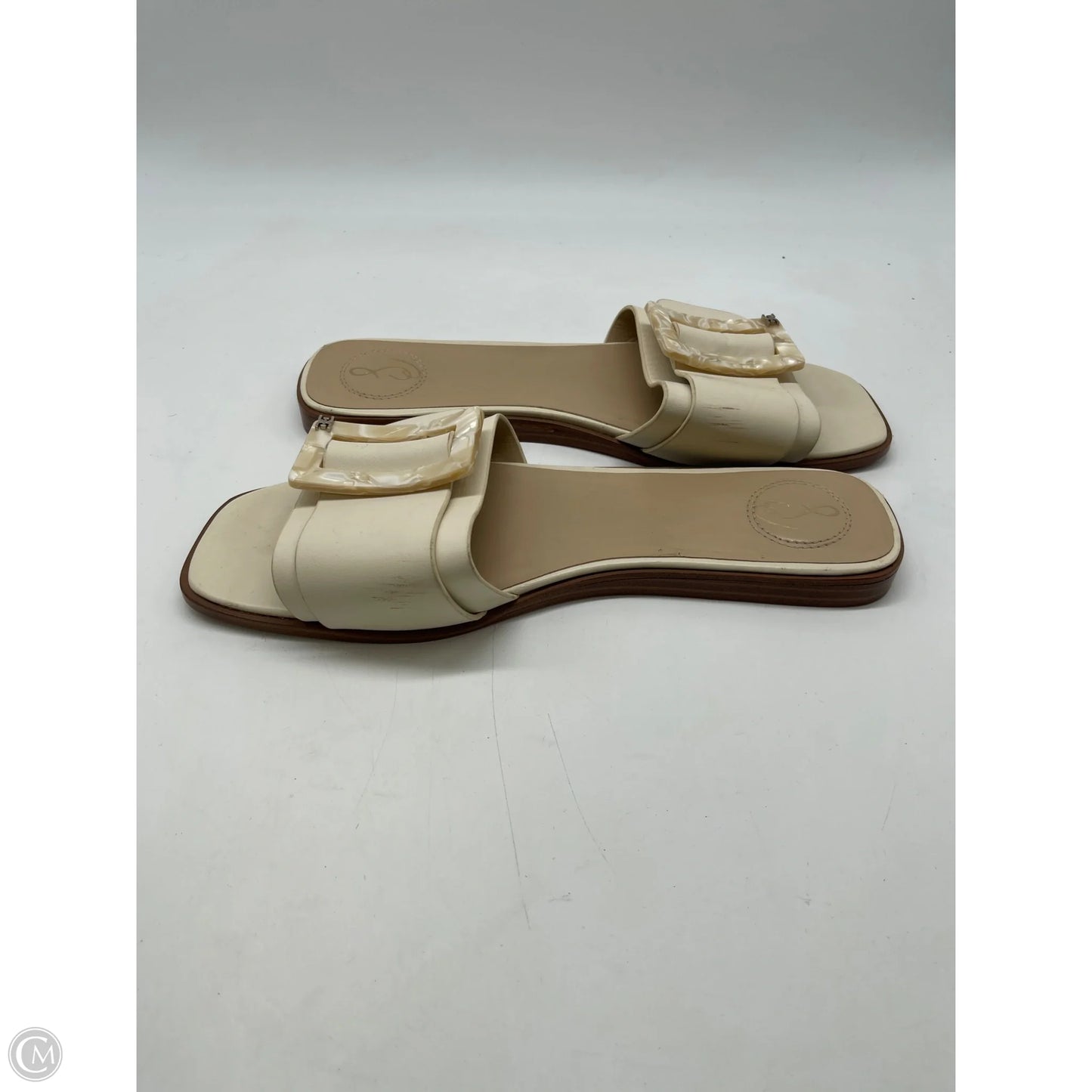 Sandals Flats By Sam Edelman In Cream, Size: 9.5