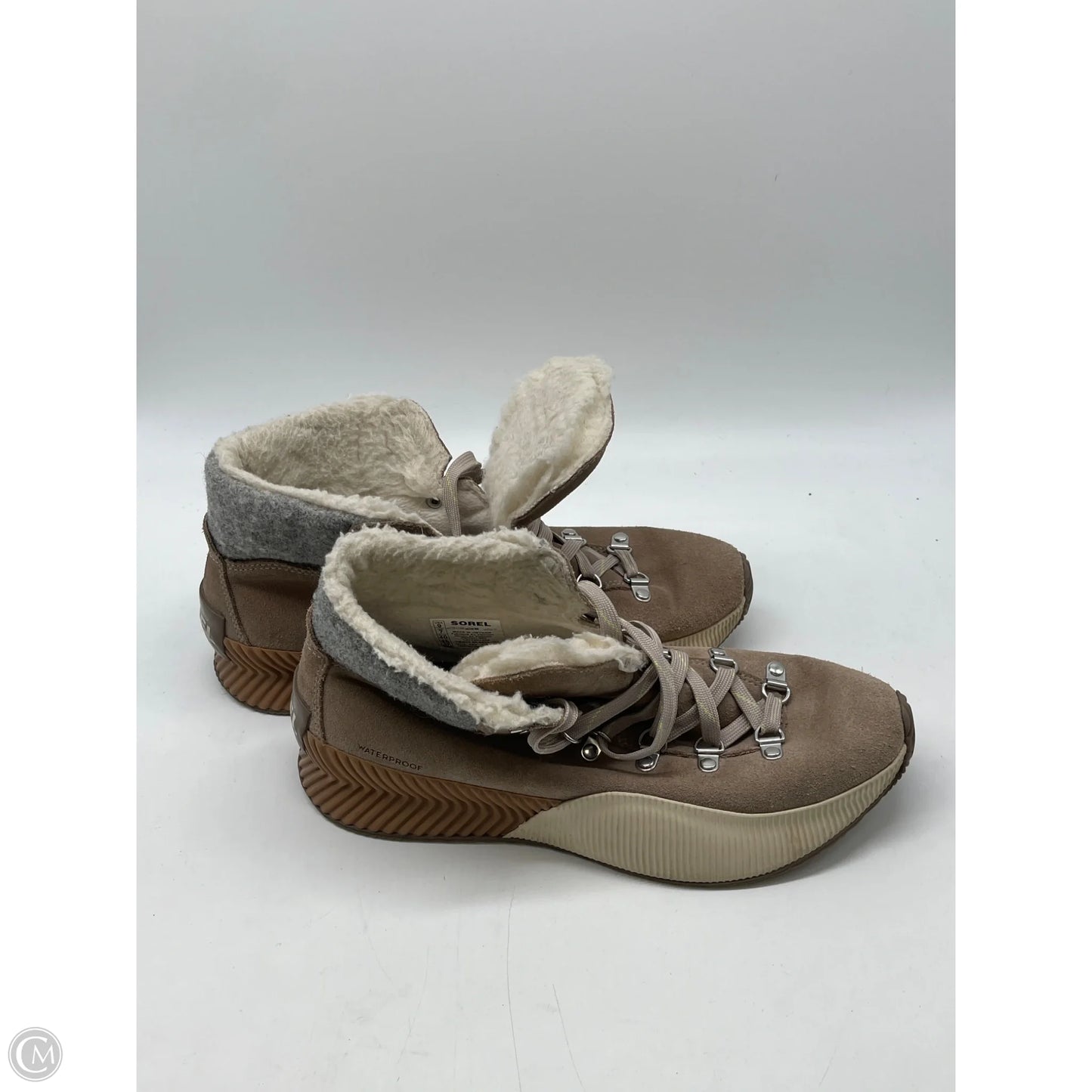 Boots Ankle Flats By Sorel In Tan, Size: 9