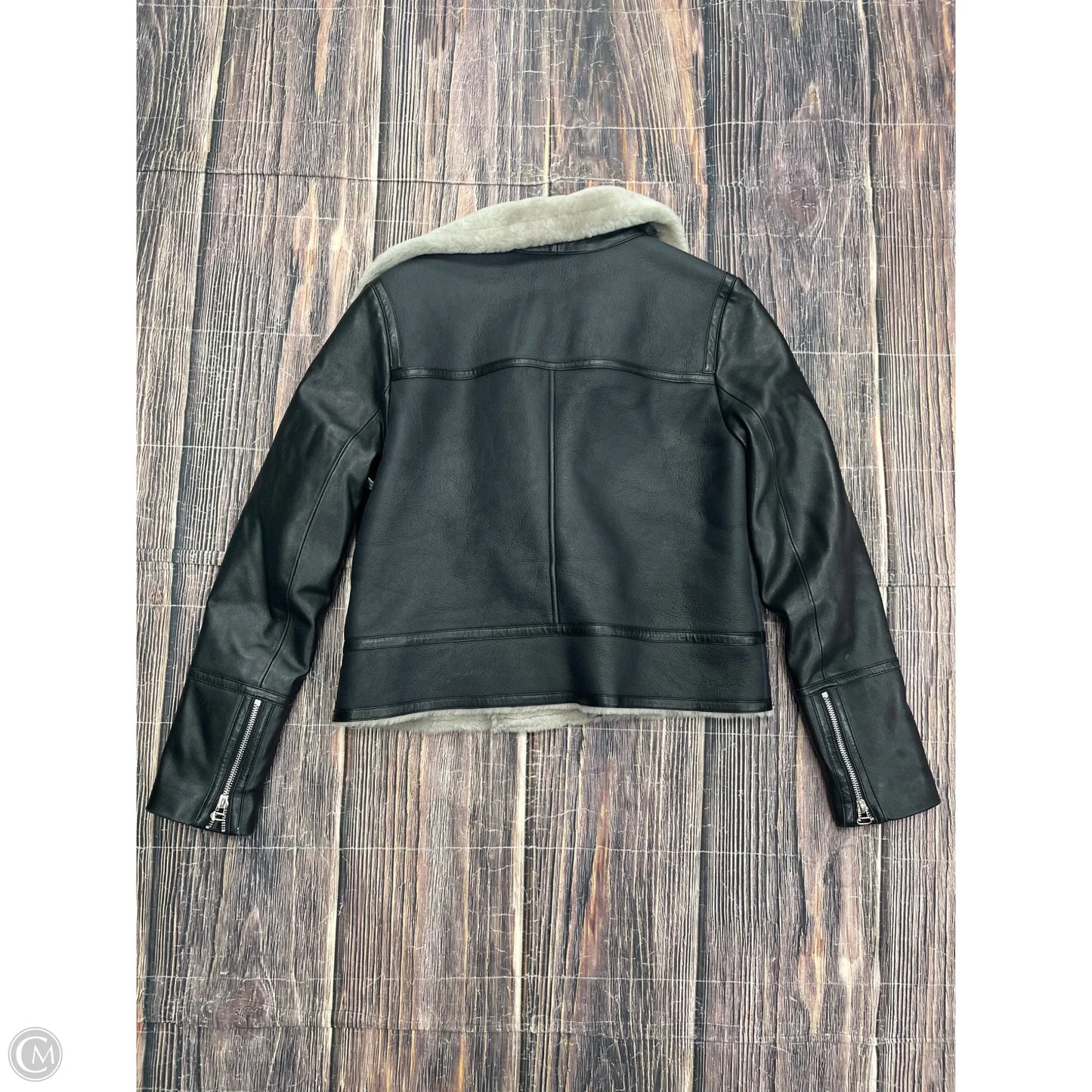 Jacket Moto By Cmb In Black, Size: M