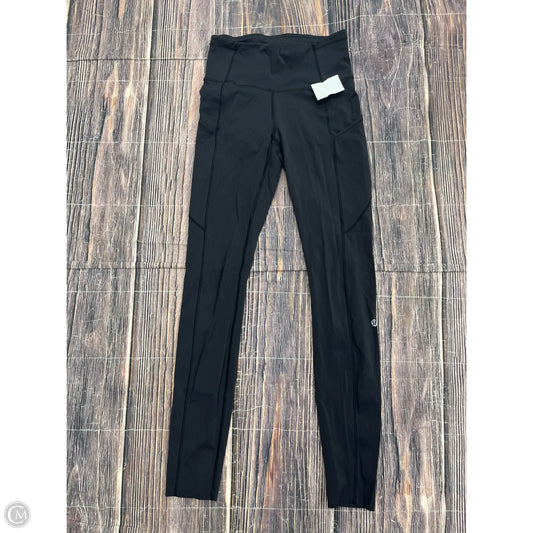 Athletic Leggings By Lululemon In Black, Size: 4