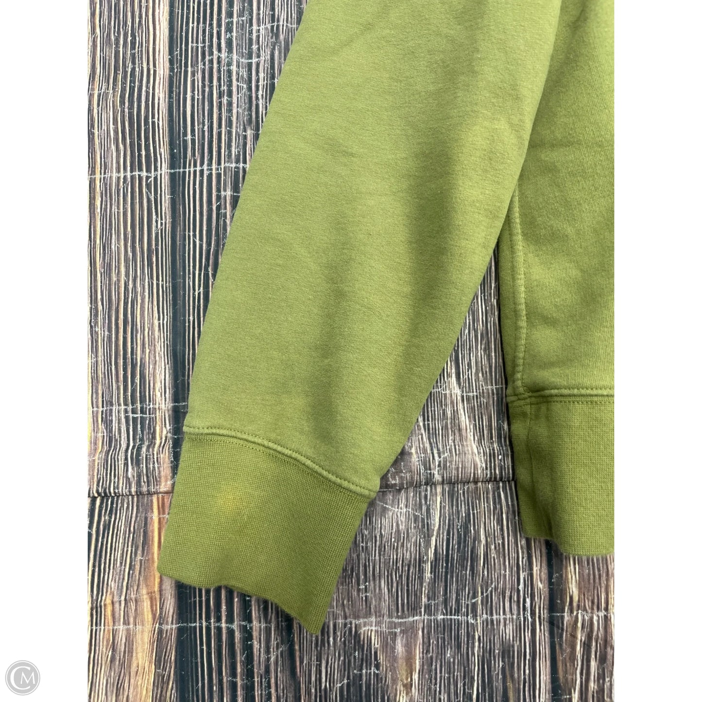 Athletic Sweatshirt Hoodie By Lululemon In Green, Size: 8