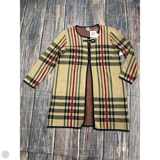Sweater Cardigan By Anne Klein In Brown, Size: Xl