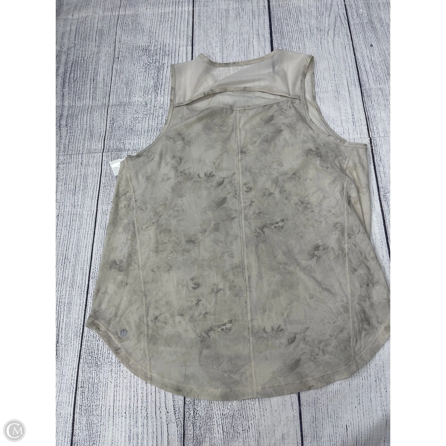 Athletic Tank Top By Lululemon In Grey, Size: L