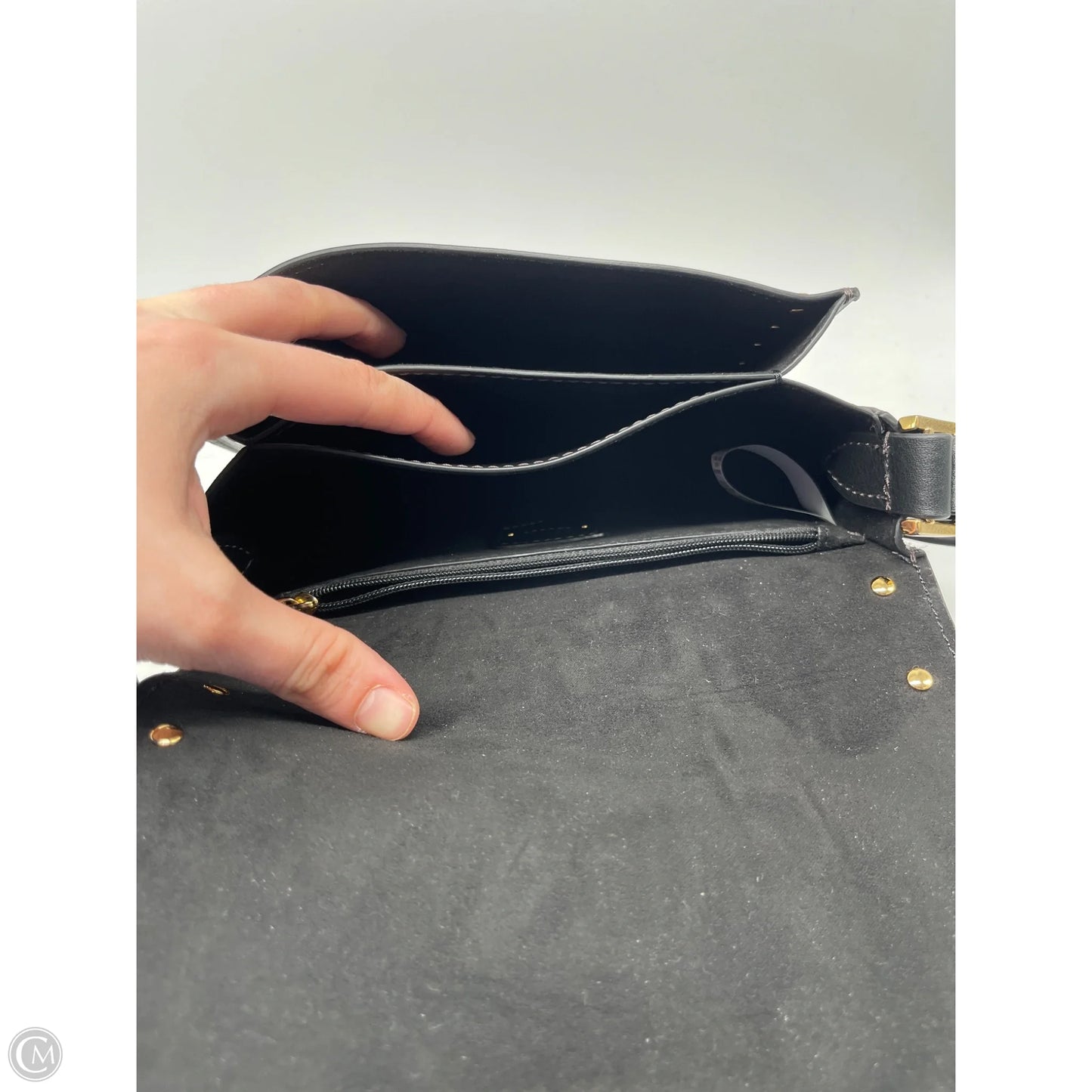Crossbody Leather By Fossil, Size: Small
