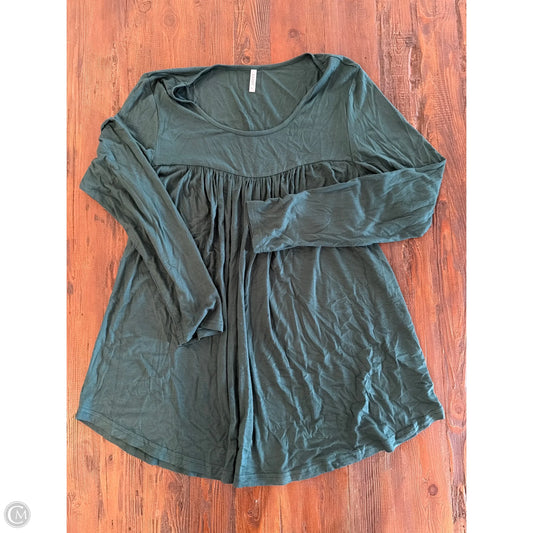 Top Long Sleeve Basic By Clothes Mentor In Green, Size: L