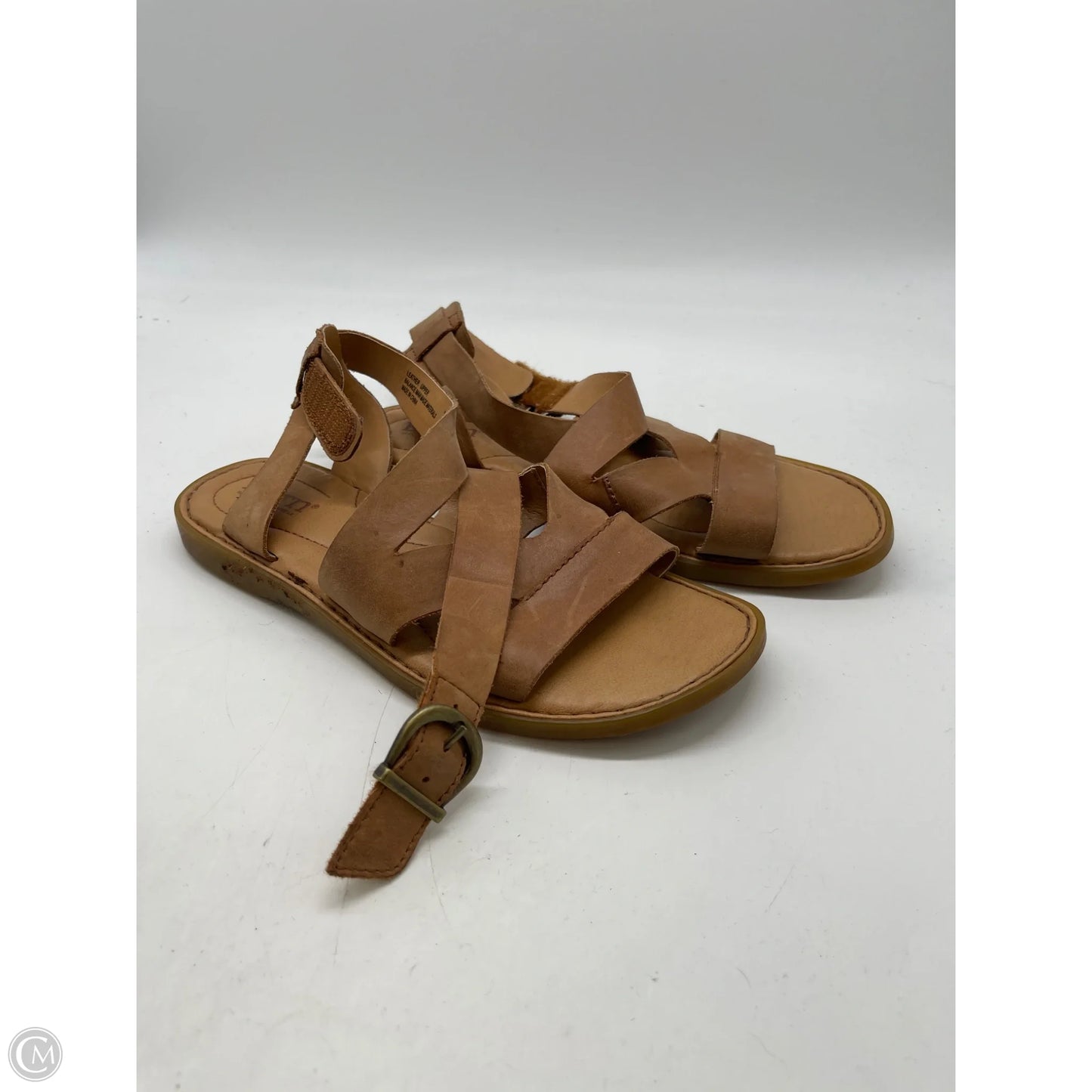 Sandals Flats By Born In Brown, Size: 6