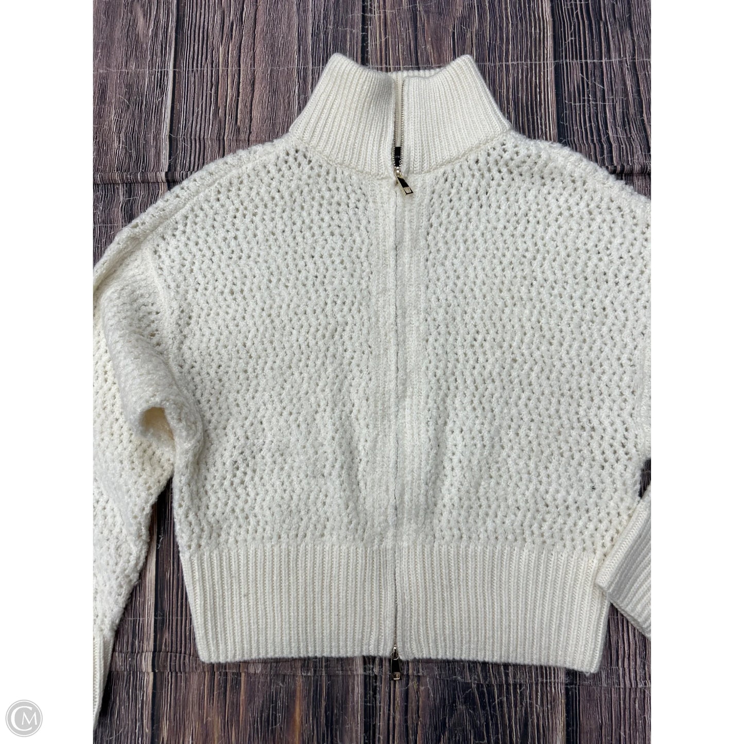 Sweater Cardigan By White House Black Market In Cream, Size: Xs