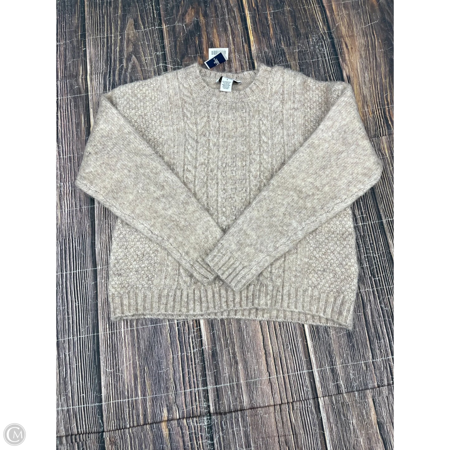Sweater By Magaschoni In Tan, Size: S