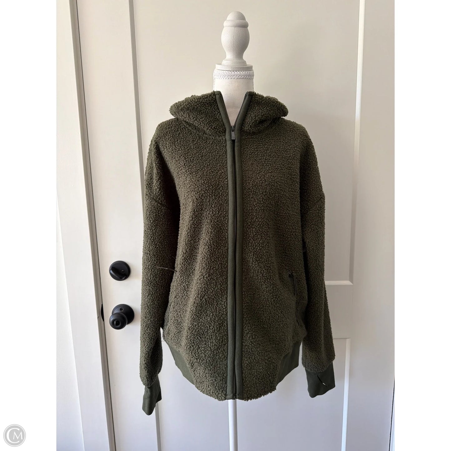 Jacket Fleece By All In Motion In Green, Size: 1x