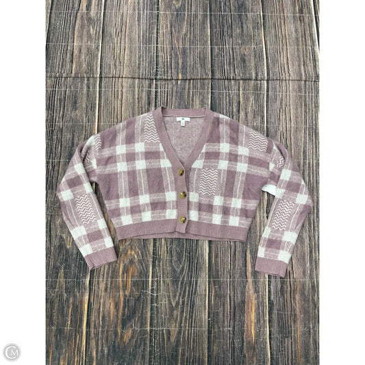 Sweater Cardigan By Bp In Purple, Size: M