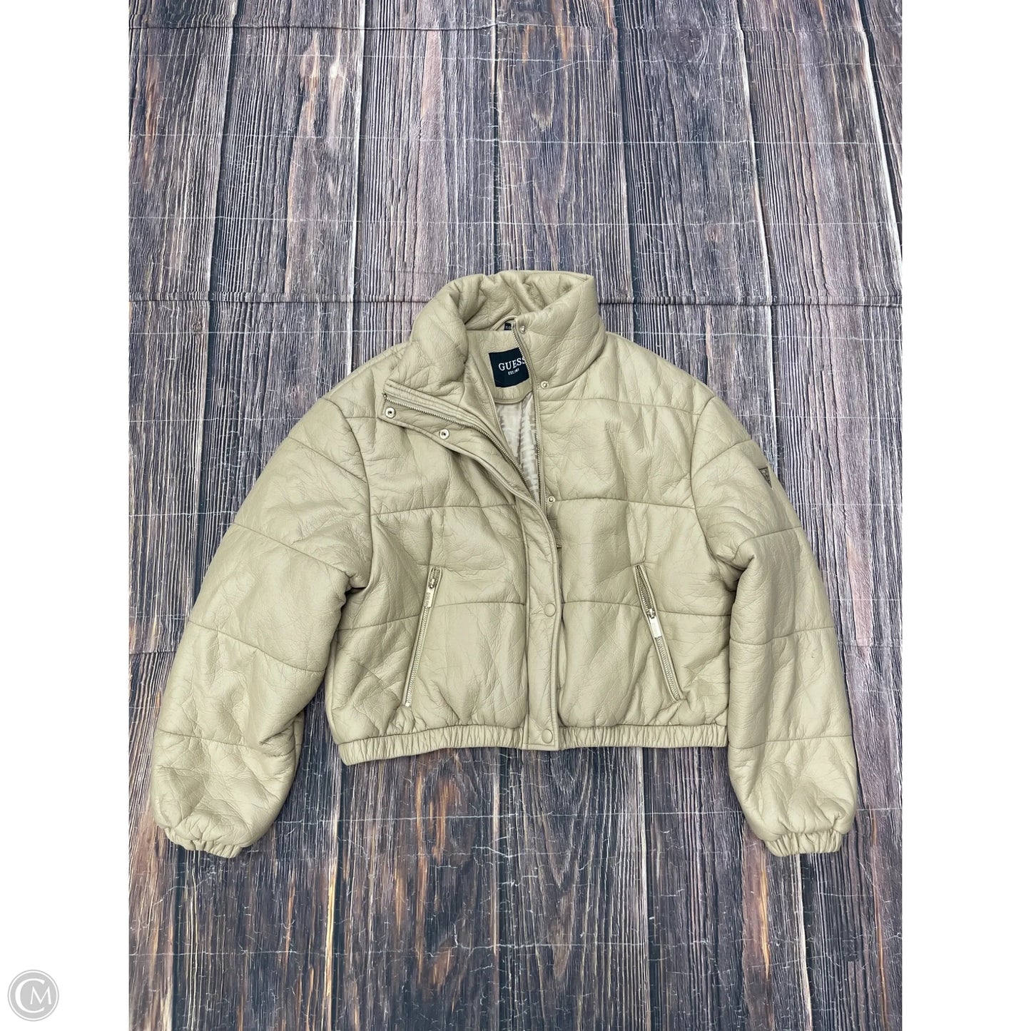 Coat Other By Guess In Tan, Size: Xl
